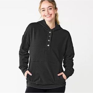 SO Sonoma The Lounge Life Tunic 2X hoodie pockets